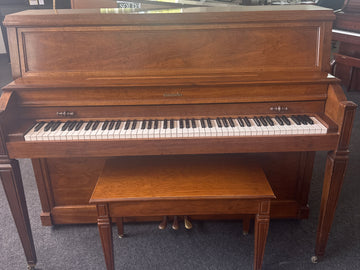Baldwin console cabinet studio height