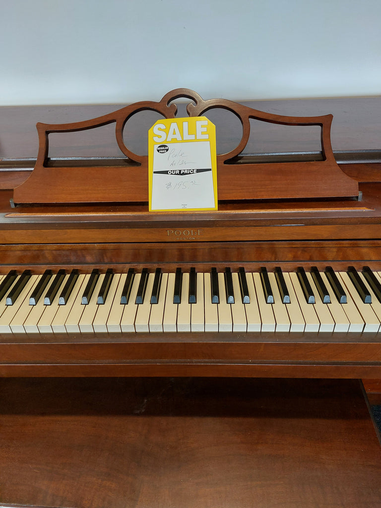 Bargain Basement Buy! Used Poole spinet, just tuned.